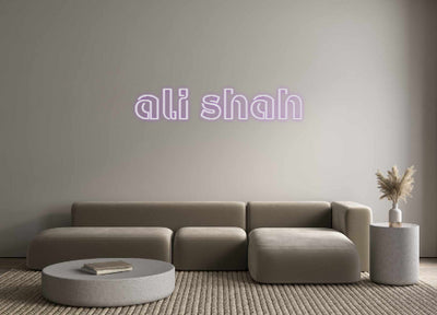 Custom Neon: ali shah