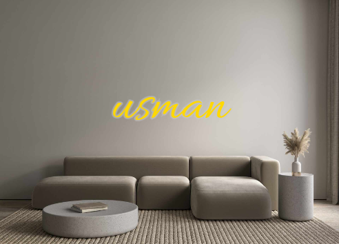 Custom Neon: usman